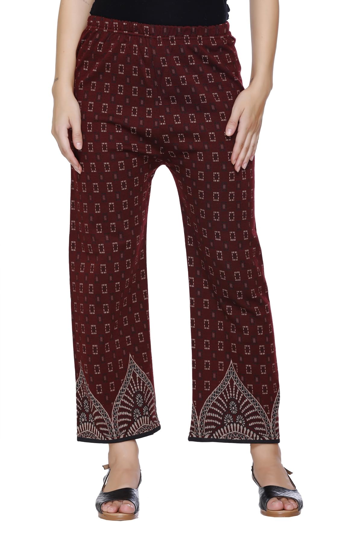 Kurta Plazzo Set – Burgundy