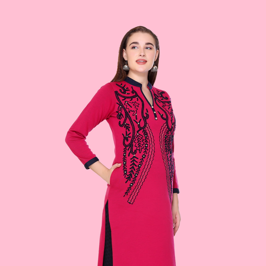 Stylish Winter Kurti