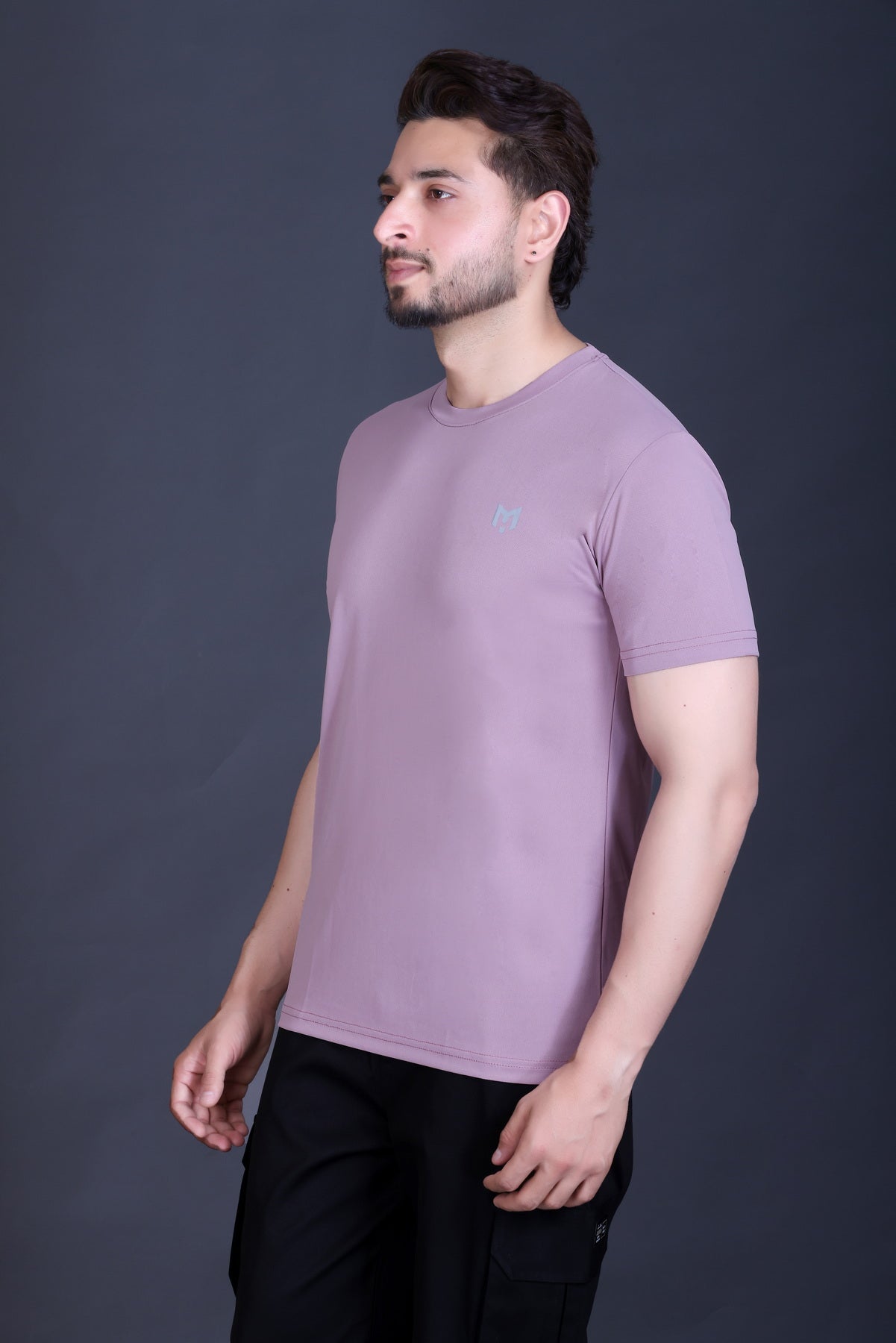 ManHood Men's Polyester Lightweight Sports Gym Tshirt
