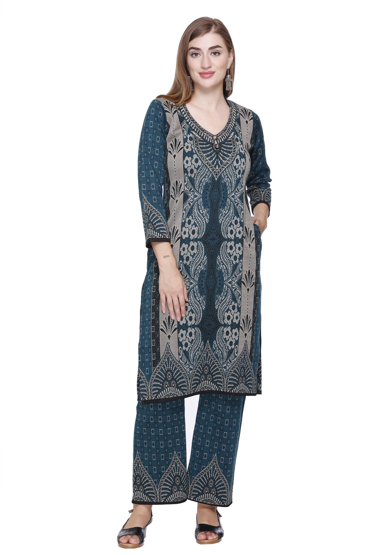 Kurta Plazzo Set – PEACOCK