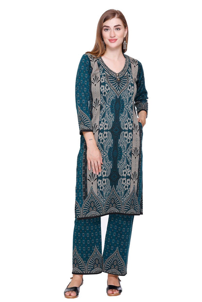 Kurta Plazzo Set – PEACOCK