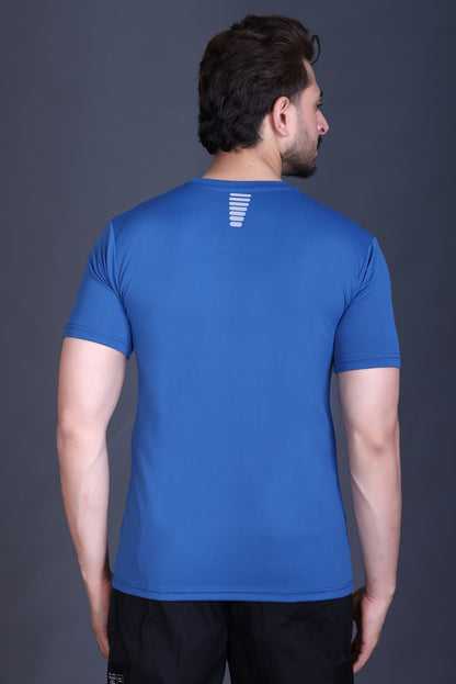 ManHood Men's Polyester Lightweight Sports Gym Tshirt