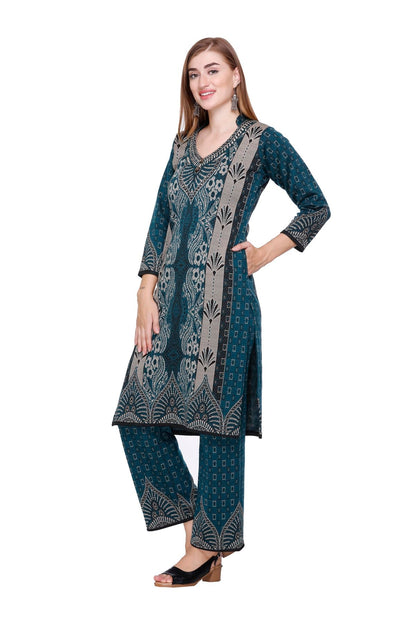 Kurta Plazzo Set – PEACOCK