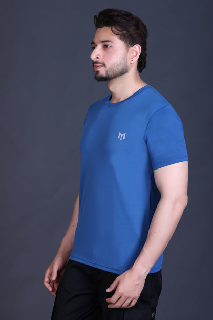 ManHood Men's Polyester Lightweight Sports Gym Tshirt
