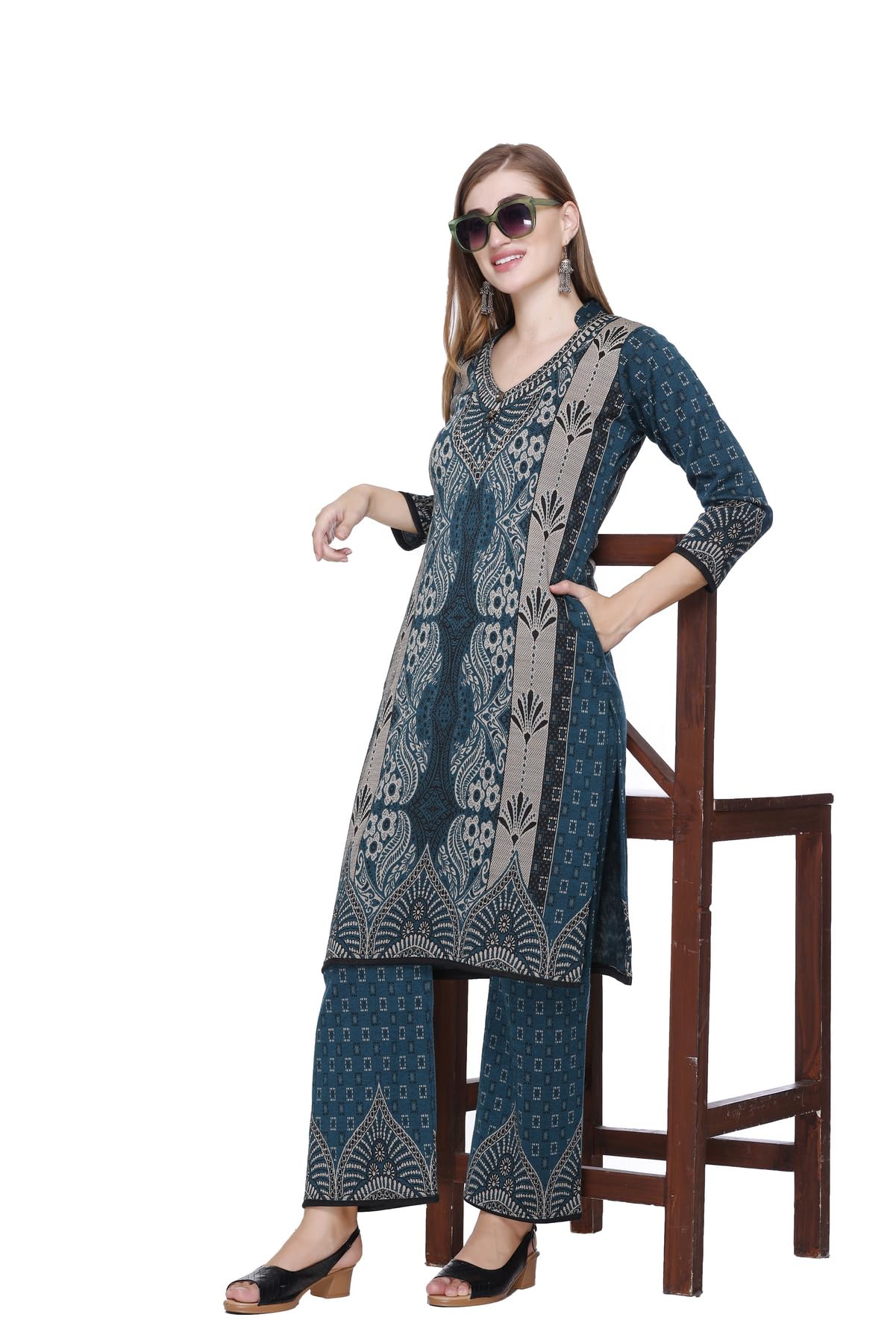 Kurta Plazzo Set – PEACOCK