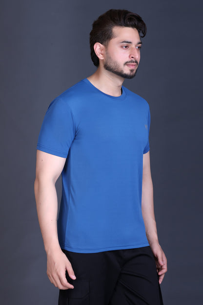 ManHood Men's Polyester Lightweight Sports Gym Tshirt