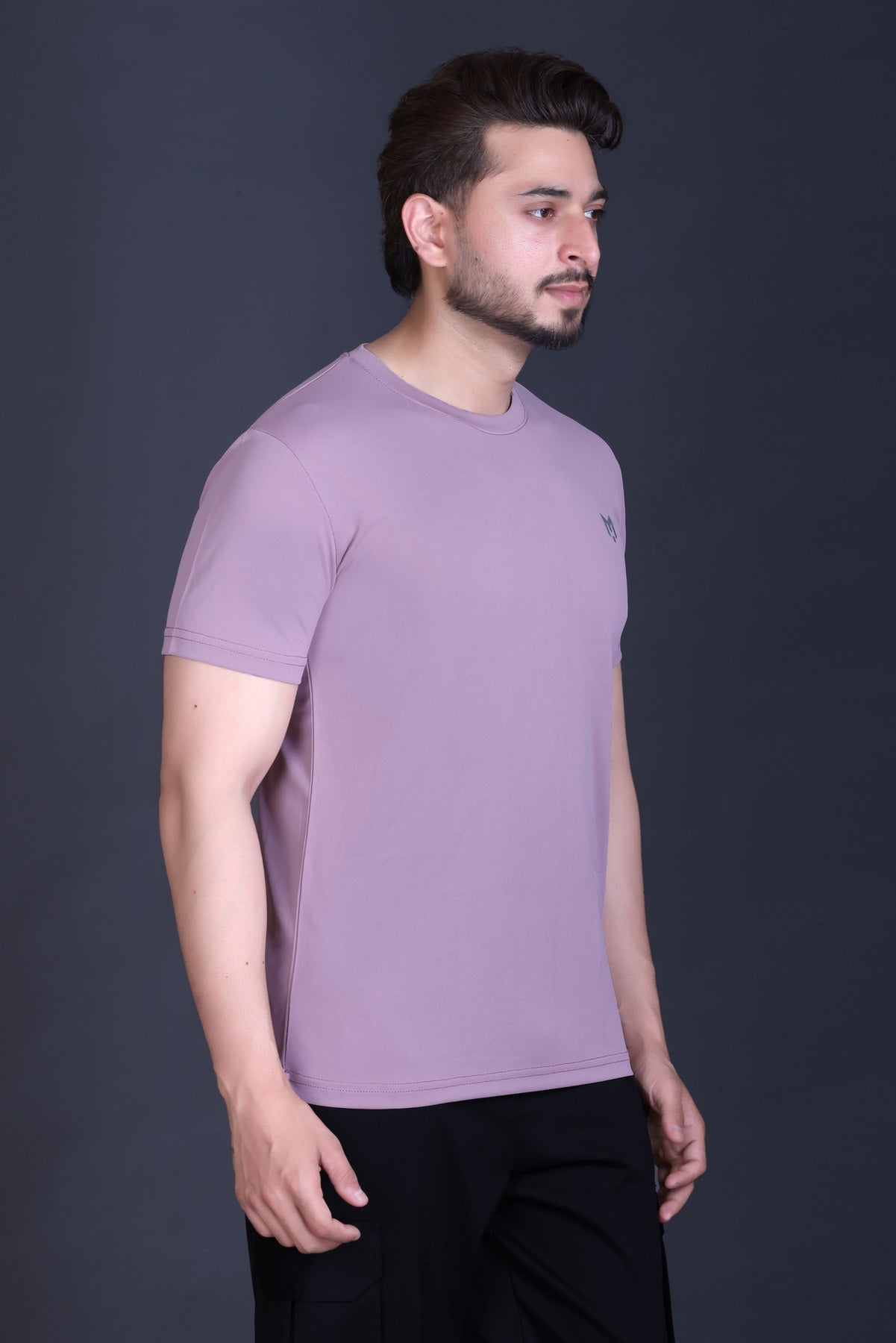 ManHood Men's Polyester Lightweight Sports Gym Tshirt