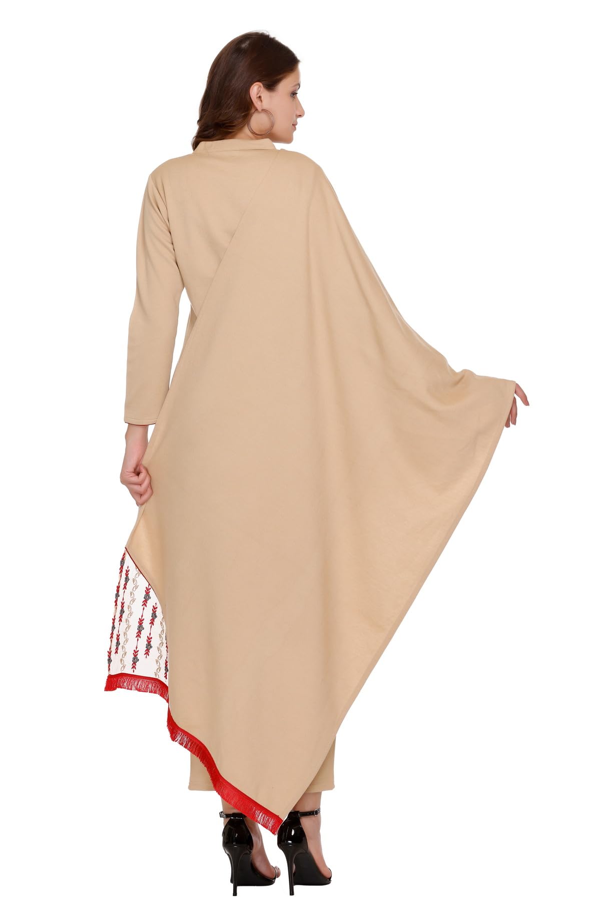Stylish Buff Kurta Plazzo with Dupatta Set