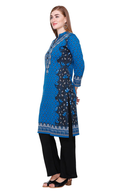 Kurta Plazzo Set – Turquoise