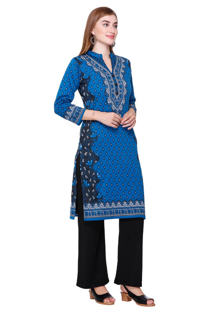 Kurta Plazzo Set – Turquoise