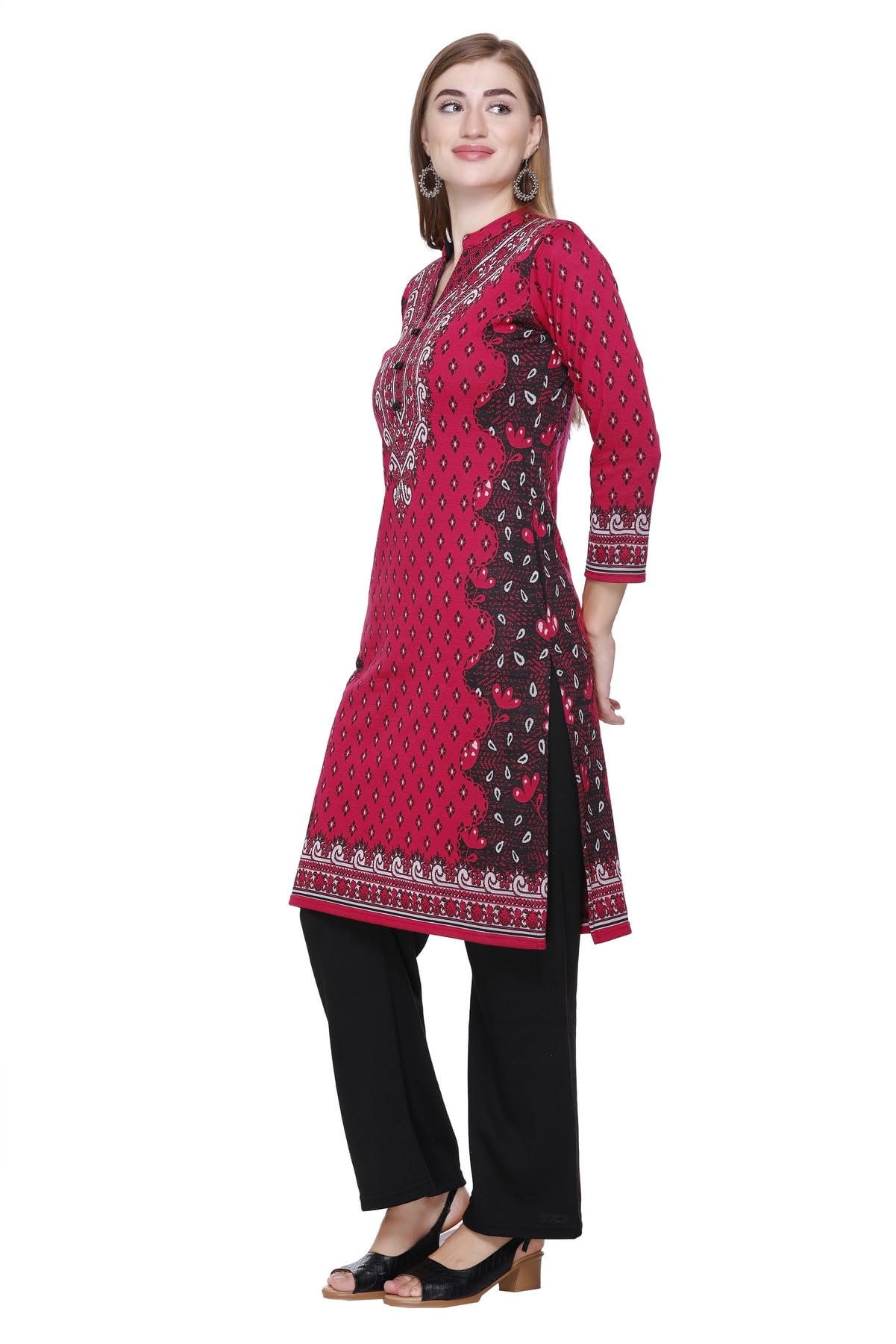 Kurta Plazzo Set – Hot Pink