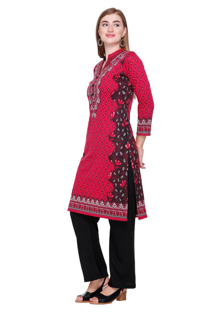 Kurta Plazzo Set – Hot Pink