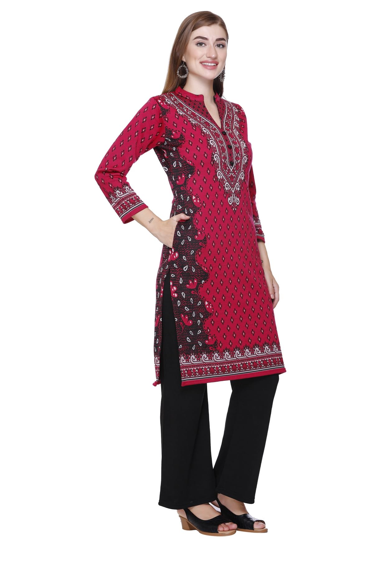 Kurta Plazzo Set – Hot Pink