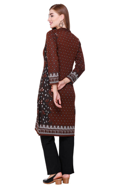 Kurta Plazzo Set – Coffee