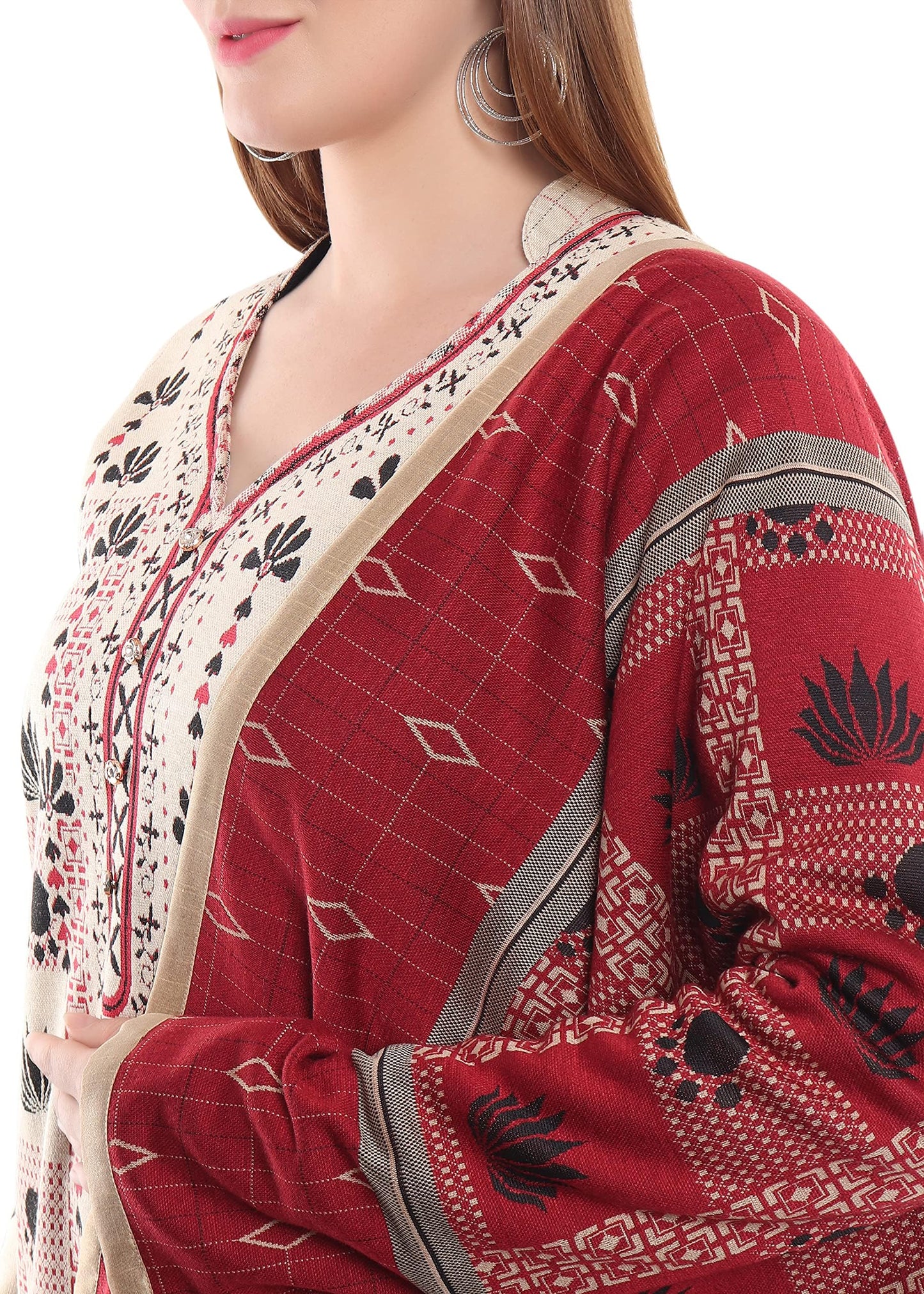 Chic Beige Kurta Plazzo with Dupatta Set