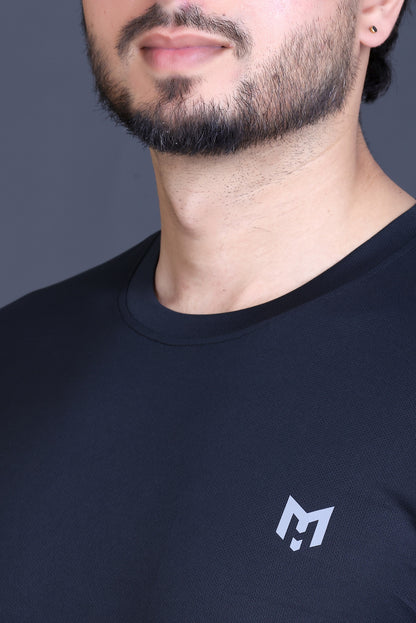 ManHood Men's Polyester Lightweight Sports Gym Tshirt
