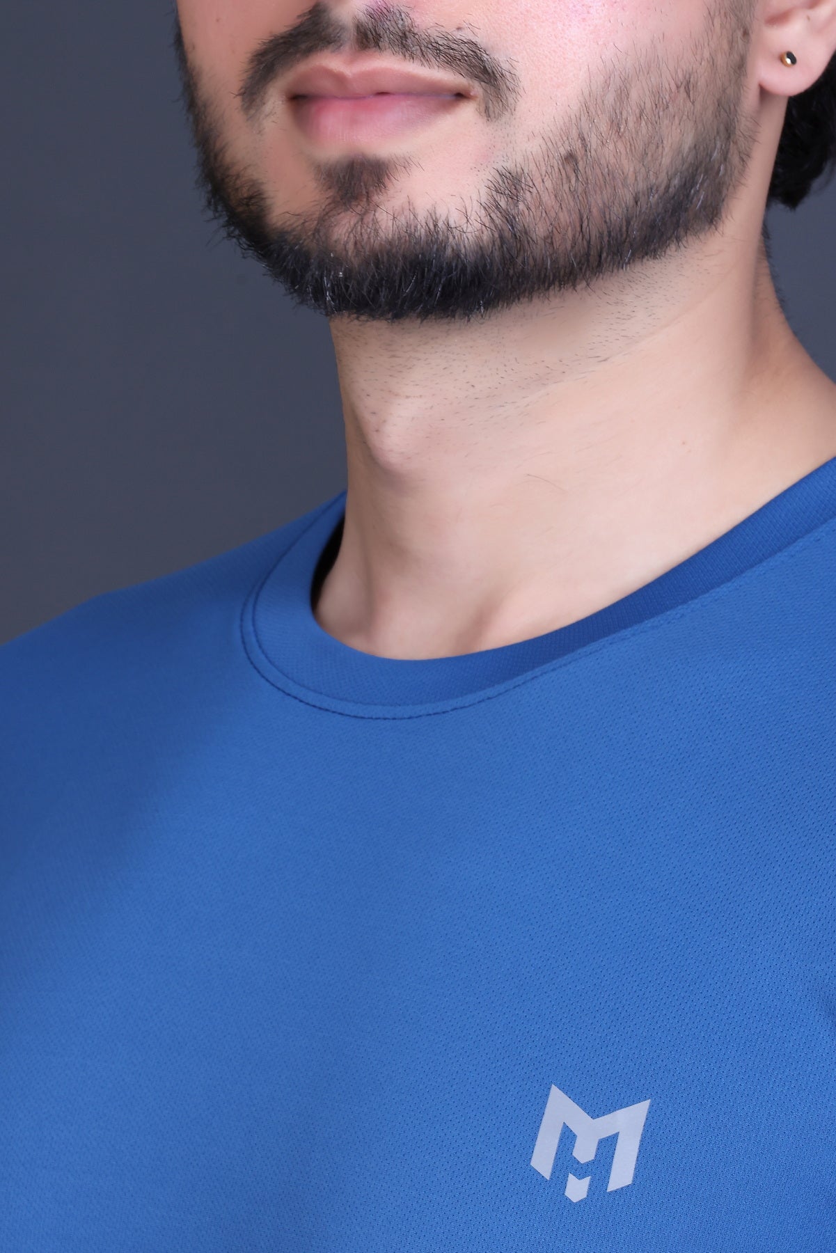 ManHood Men's Polyester Lightweight Sports Gym Tshirt