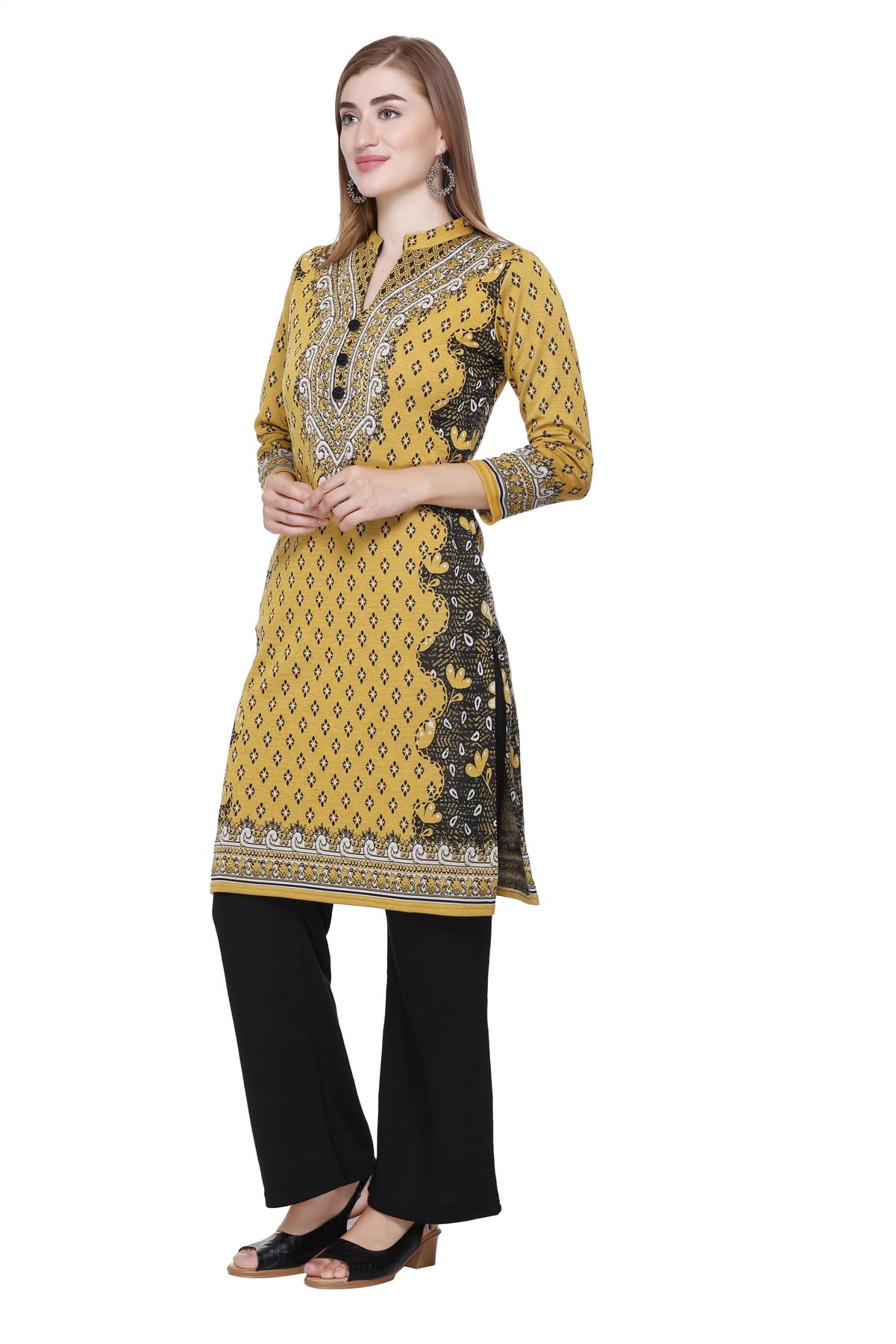 Kurta Plazzo Set – Mustard