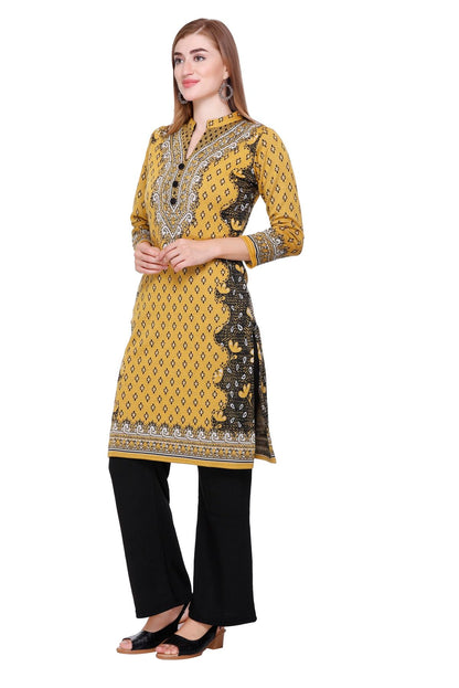 Kurta Plazzo Set – Mustard