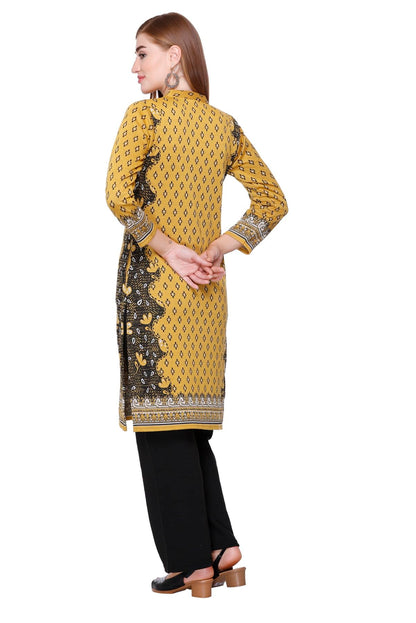 Kurta Plazzo Set – Mustard