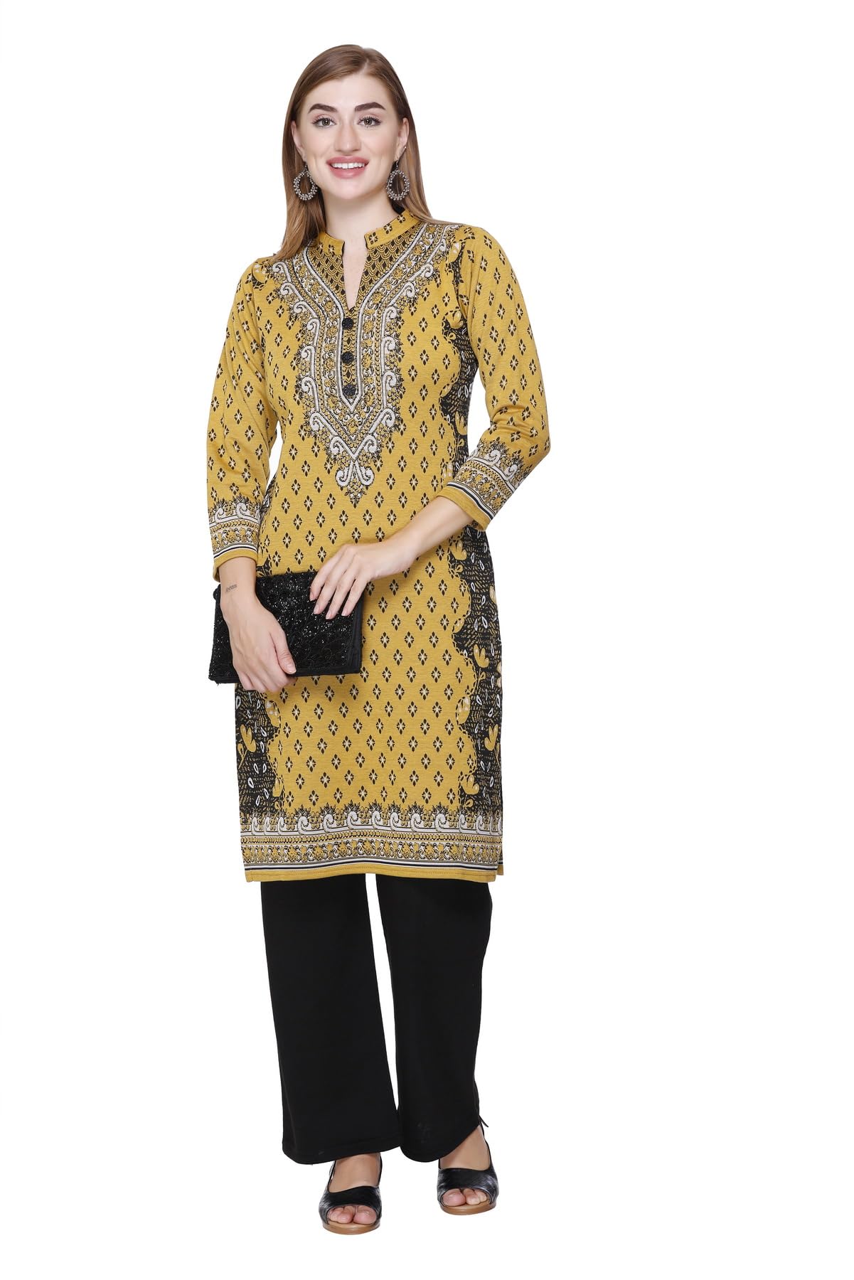Kurta Plazzo Set – Mustard