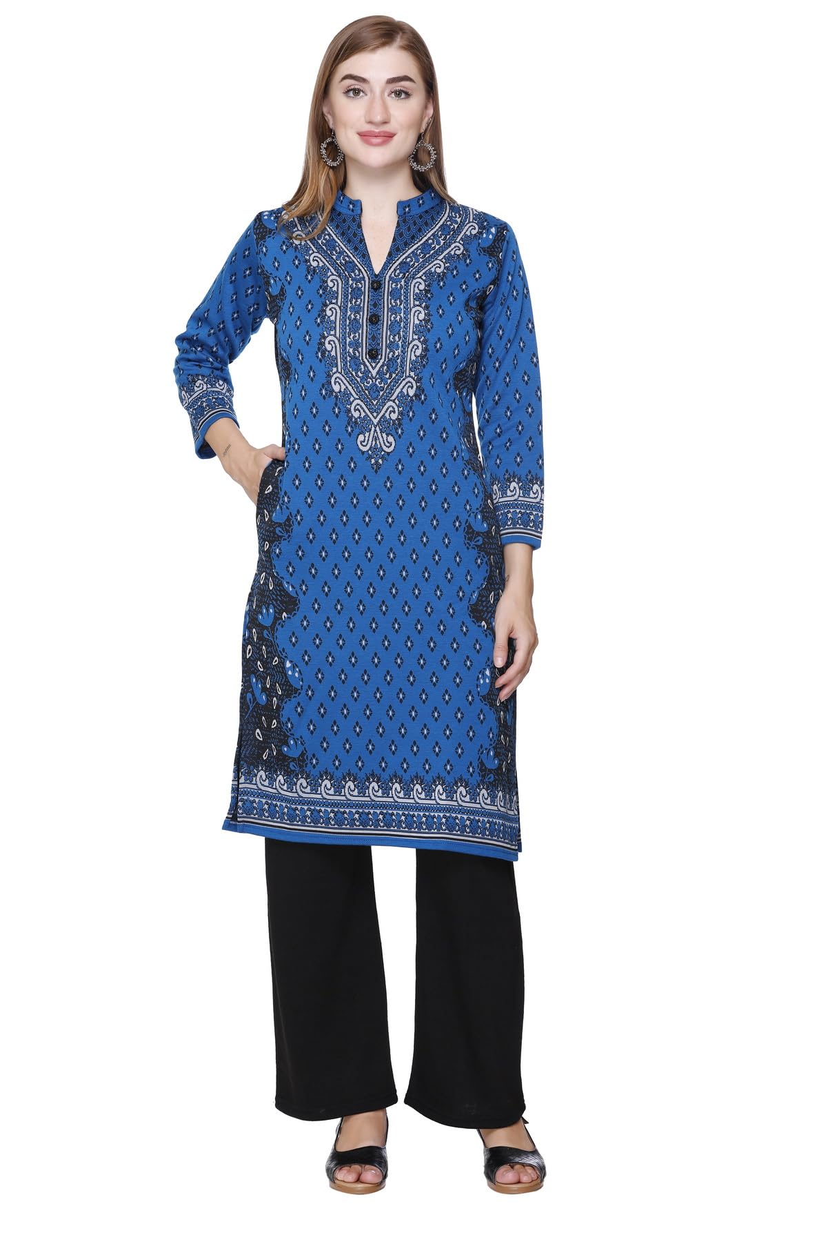 Kurta Plazzo Set – Turquoise