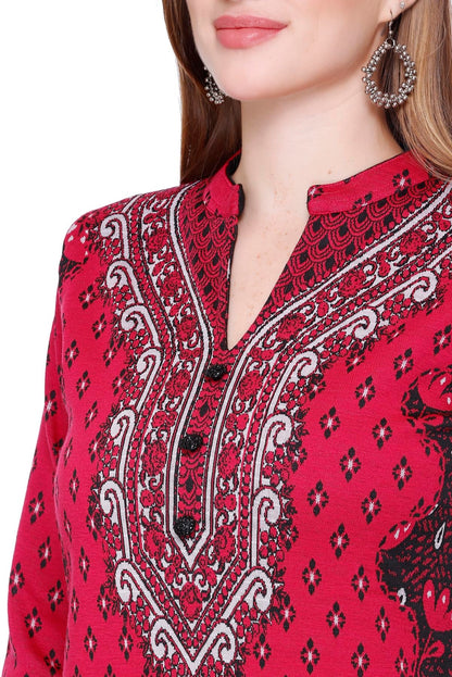 Kurta Plazzo Set – Hot Pink
