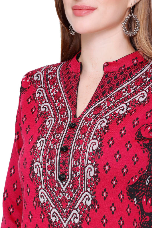 Kurta Plazzo Set – Hot Pink