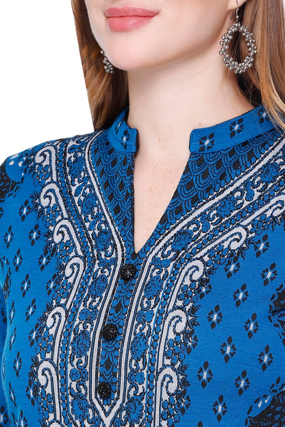 Kurta Plazzo Set – Turquoise