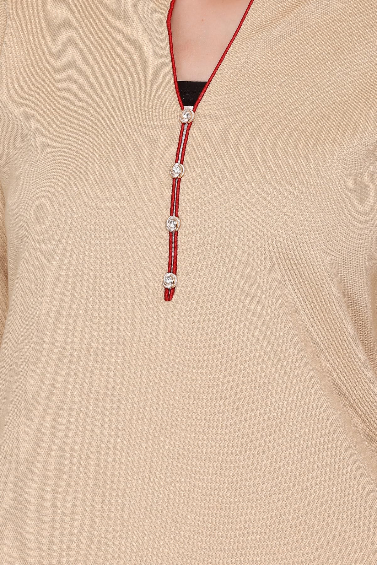 Stylish Buff Kurta Plazzo with Dupatta Set